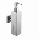 Επιτοίχιος Διανομέας Υγρού Σαπουνιού Inox Ματ Ασημί electronistas.gr