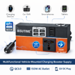 Επέκταση Αναπτήρα Οχημάτων 12/24V με Μετατροπέα 110–220V & 4 USB electronistas.gr