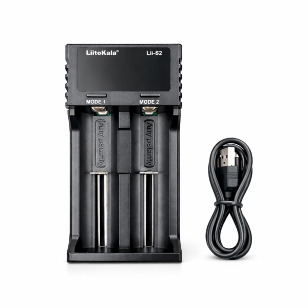 Φορτιστής 2 Θέσεων για Επαναφορτιζόμενες Μπαταρίες electronistas.gr