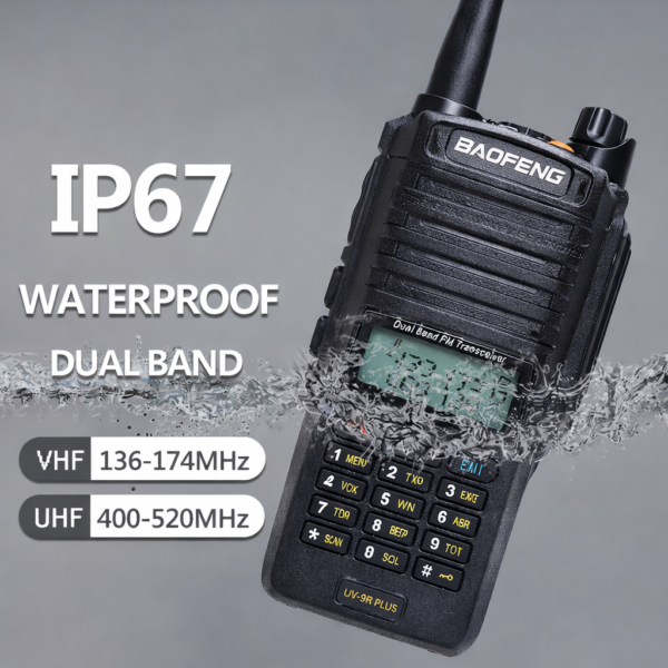 Ασύρματος Πομποδέκτης VHF/UHF 128 Καναλιών με Ενισχυμένο Περίβλημα Αλουμινίου electronistas.gr
