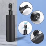 Επιτοίχιος Διανομέας Υγρού Σαπουνιού Inox Μαύρο Ματ electronistas.gr