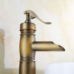 Αναμεικτική Μπαταρία Νιπτήρα Ρετρό Μπρονζέ electronistas.gr