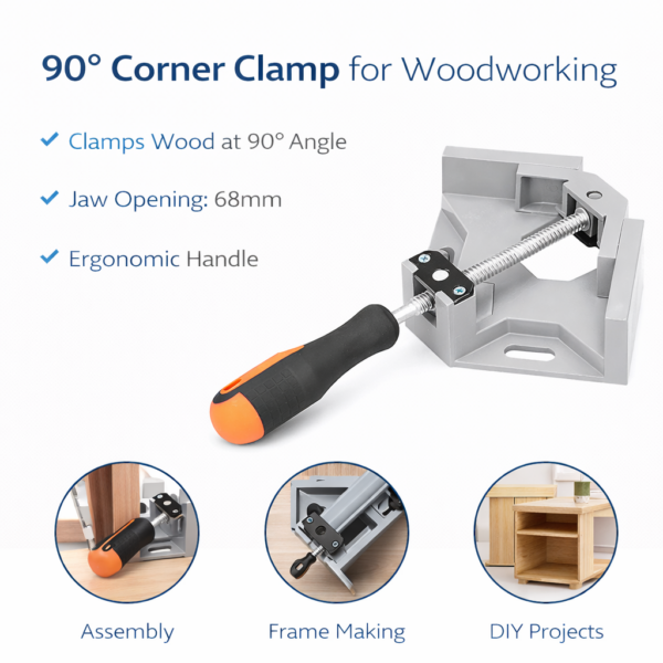 Γωνιακός Σφιγκτήρας 68mm για Ξυλουργικές Εργασίες 90° electronistas.gr