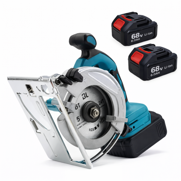 Επαναφορτιζόμενο Δισκοπρίονο 5'' με 2 Μπαταρίες Li-ion 68V electronistas.gr