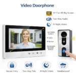 Σύστημα Θυροτηλεφώνου HD με Οθόνη 10″ & Αμφίδρομη Επικοινωνία electronistas.gr