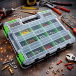 Κουτί Αποθήκευσης Εξαρτημάτων & Μικροεργαλείων με 34 Ρυθμιζόμενα Διαμερίσματα electronistas.gr