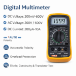 Ψηφιακό Πολύμετρο AC/DC με Μέτρηση Τάσης, Ρεύματος & Αντίστασης LCD 1999 Counts electronistas.gr