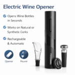 Ηλεκτρικό Ανοιχτήρι Κρασιού με Σετ Εξαρτημάτων & Αυτόματη Λειτουργία electronistas.gr