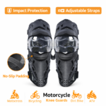 Σετ 2τμχ Επιγονατίδες Μοτοσυκλέτας με Σκληρό Κέλυφος electronistas.gr