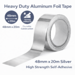 Αυτοκόλλητη Ταινία Αλουμινίου Υψηλής Αντοχής 48mm x 20m electronistas.gr