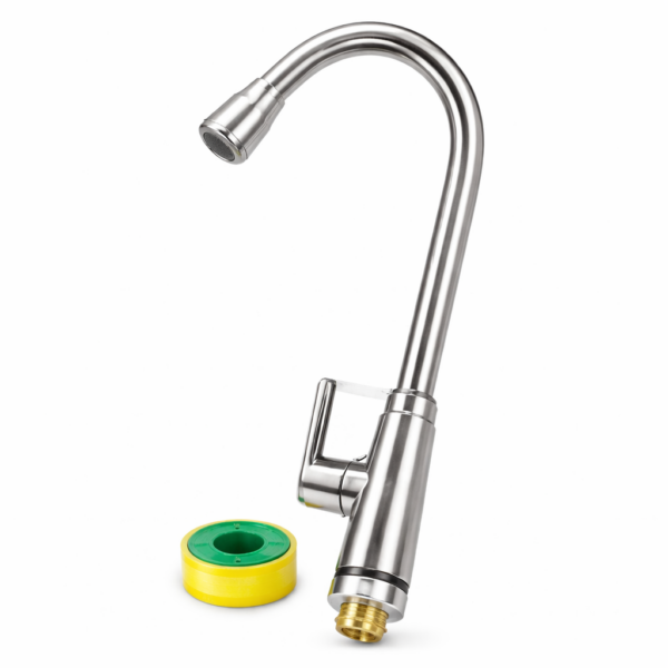 Αναμεικτική Βρύση Κουζίνας Χρωμέ 40cm electronistas.gr