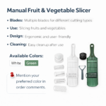 Χειροκίνητος Κόφτης Φρούτων & Λαχανικών Πολλαπλών Λεπίδων electronistas.gr