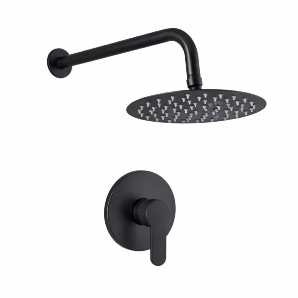 Σετ Ντους με Μπαταρία Μαύρο Ματ electronistas.gr