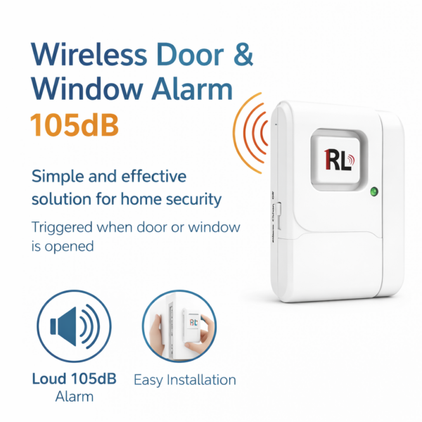 Ασύρματος Συναγερμός Πόρτας & Παραθύρου 105dB electronistas.gr