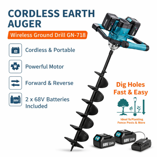 Ασύρματο Γεωτρύπανο με 2 Μπαταρίες electronistas.gr