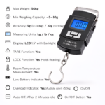 Φορητή Ψηφιακή Ζυγαριά Αποσκευών με Γάντζο 50kg electronistas.gr