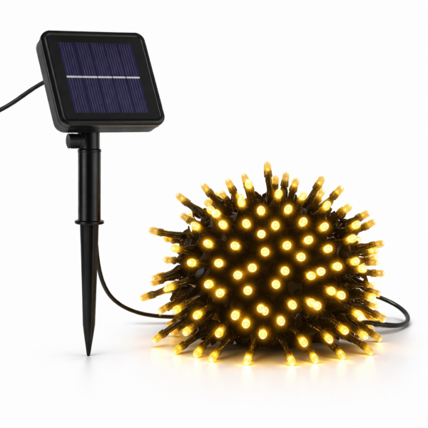 Ηλιακά Λαμπάκια LED 10m 100L Θερμό Λευκό electronistas.gr