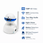 IP Κάμερα Παρακολούθησης WiFi 720P HD με Νυχτερινή Όραση & Αμφίδρομη Επικοινωνία electronistas.gr