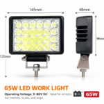 Προβολέας Εργασίας LED 5" 65W 9–80V για Οχήματα & Off-Road Χρήση electronistas.gr