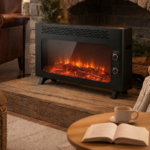 Επιδαπέδιο Ηλεκτρικό Τζάκι Θερμάστρα 2000W 80x44cm electronistas.gr