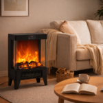 Επιδαπέδιο Ηλεκτρικό Τζάκι Θερμάστρα 2000W 47x32cm electronistas.gr