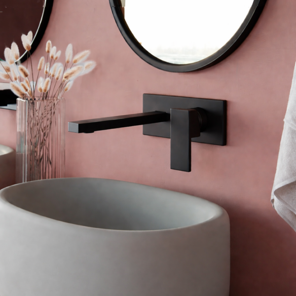 Επιτοίχια Βρύση Μπάνιου Μαύρο Ματ electronistas.gr