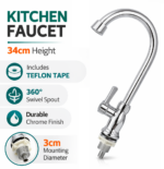 Βρύση Κουζίνας 34cm electronistas.gr