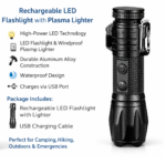 Επαναφορτιζόμενος LED Φακός Υψηλής Ισχύος electronistas.gr