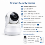 AI Έξυπνη Κάμερα Ασφαλείας 1080P WiFi με H.265 & ONVIF electronistas.gr