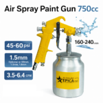 Πιστόλι Αέρος Βαφής 750cc με Μπεκ 1.5mm electronistas.gr