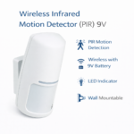 Ασύρματος Ανιχνευτής Κίνησης Υπερύθρων (PIR) 9V electronistas.gr