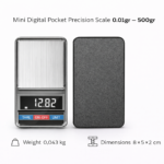 Μίνι Ψηφιακή Ζυγαριά Ακριβείας 0.01gr – 500gr Τσέπης electronistas.gr