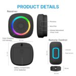 Ασύρματο Κουδούνι Πόρτας με LED Φωτισμό & 60 Μελωδίες electronistas.gr