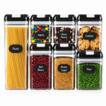 Σετ 7τμχ Πλαστικά Βάζα Τροφίμων με Καπάκι electronistas.gr