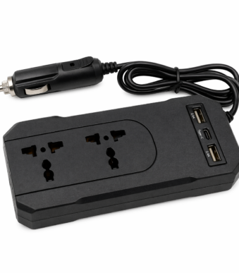 Inverter Αυτοκινήτου 150W 12/24V DC σε 220V AC με 2xUSB & Type-C electronistas.gr