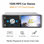 Ηχοσύστημα Αυτοκινήτου 1DIN MP5 με Οθόνη 4.1" electronistas.gr