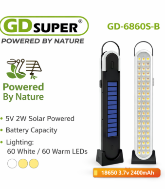 Ηλιακό Φωτιστικό Φορητό LED με Διπλό Φωτισμό electronistas.gr