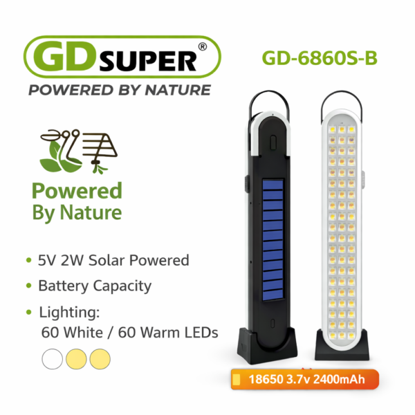 Ηλιακό Φωτιστικό Φορητό LED με Διπλό Φωτισμό electronistas.gr