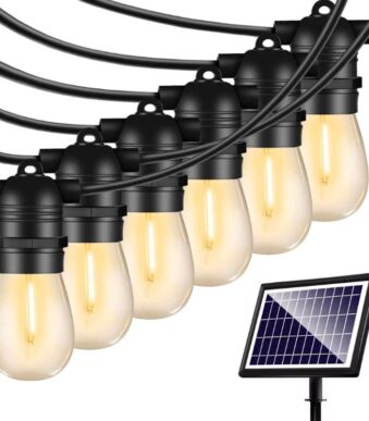 Ηλιακή Γιρλάντα Εξωτερικού Χώρου 10m 10 LED E27 IP65 electronistas.gr