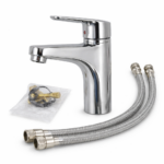 Αναμεικτική Μπαταρία Νιπτήρα Μπάνιου Χρωμέ