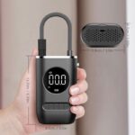 Ασύρματη Επαναφορτιζόμενη Τρόμπα Αέρα 150 PSI με Ψηφιακή Οθόνη & LED electronistas.gr