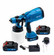 Επαναφορτιζόμενο Πιστόλι Βαφής 48V με 2 Μπαταρίες & Δοχείο 1000ml electronistas.gr