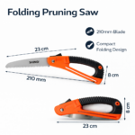 Αντιολισθητικό Πτυσσόμενο Πριόνι Κλαδέματος με Λεπίδα 210mm electronistas.gr