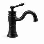 Αναμεικτική Μπαταρία Νιπτήρα Ρετρό Μαύρη electronistas.gr