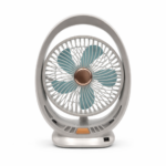 Ανεμιστήρας Επαναφορτιζόμενος Φορητός με LED & USB electronistas.gr