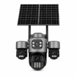Ηλιακή Κάμερα Ασφαλείας 4 Φακών electronistas.gr
