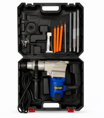 Ηλεκτρικό Κρουστικό Δράπανο 800W 220V 26mm με 5 Κεφαλές & Βαλιτσάκι electronistas.gr