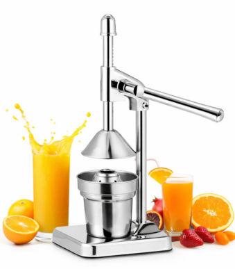 Επαγγελματικός Χειροκίνητος Ανοξείδωτος Αποχυμωτής για Λεμόνια & Πορτοκάλια electronistas.gr
