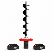 Τριβέλα Μπαταρίας 20V με 2 Μπαταρίες, Φορτιστή & Αρίδα 15x70cm electronistas.gr