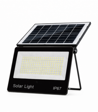 Αδιάβροχος Ηλιακός Προβολέας 200 LED IP67 με Τηλεχειριστήριο electronistas.gr